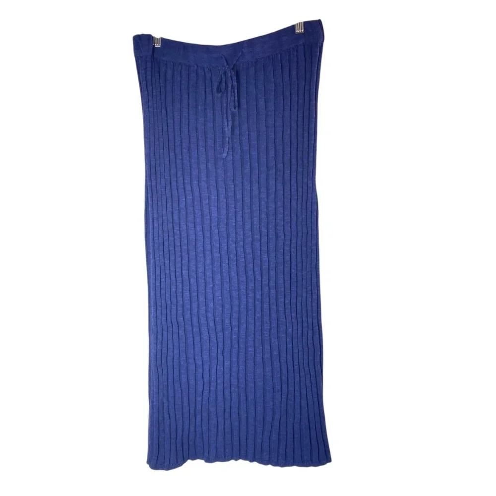FREE PEOPLE Veda Sweater Skirt (JUST SKIRT) in Blue Size M
